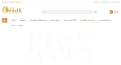 Desktop Screenshot of caffebonelli.com